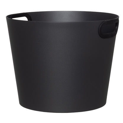 Rento Large Bucket - Sauna Bucket, Silicone Handles, Dark Grey Aluminum, 16L