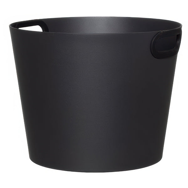 Rento Large Bucket - Sauna Bucket, Silicone Handles, Dark Grey Aluminum, 16L