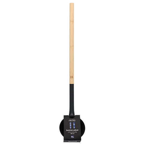 Rento Long Ladle - Sauna Ladle, Large Aluminum Scoop, Long Bamboo Handle — view 5
