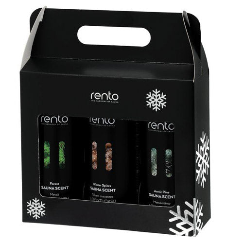 Rento Gift Set - Sauna Scent - Limited Edition Gift Set, Sauna Scent 3 x 400mL