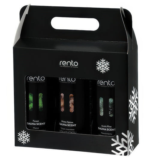 Rento Gift Set - Sauna Scent - Limited Edition Gift Set, Sauna Scent 3 x 400mL