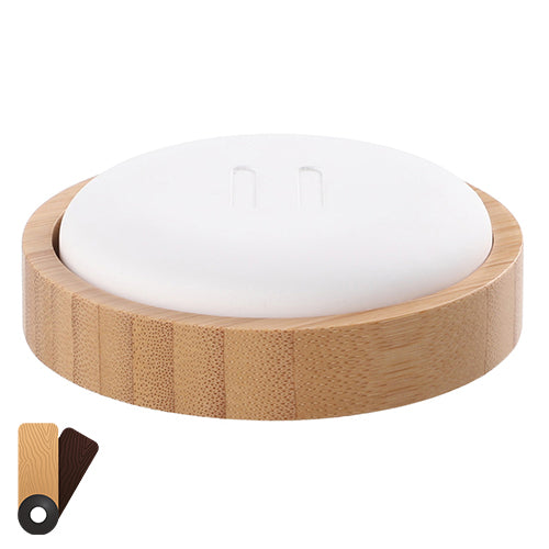 Rento Stone Diffuser - Stone Aroma Diffuser with Bamboo Tray, White
