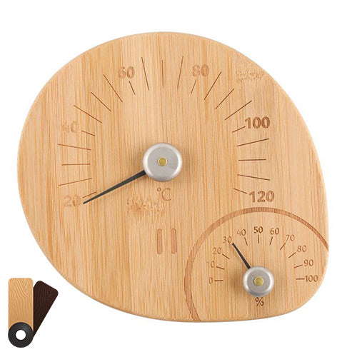 Rento Thermometer-Hygrometer - Sauna, Thermometer & Hygrometer, Celsius, Bamboo