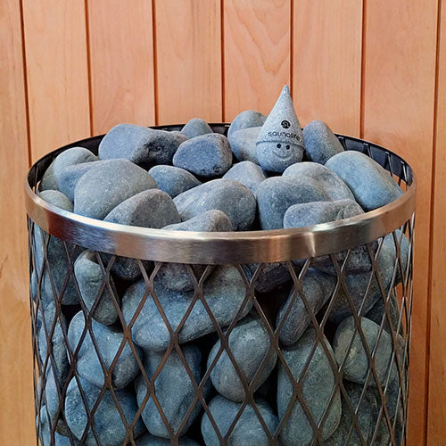 SaunaLife Stoney - Sauna Gnome with Cone Hat, Carved Soapstone — view 4