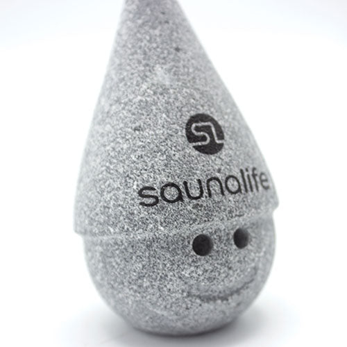 SaunaLife Stoney - Sauna Gnome with Cone Hat, Carved Soapstone