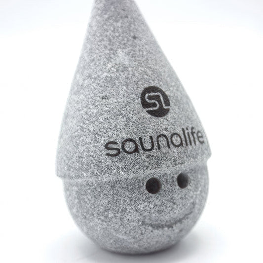 SaunaLife Stoney - Sauna Gnome with Cone Hat, Carved Soapstone