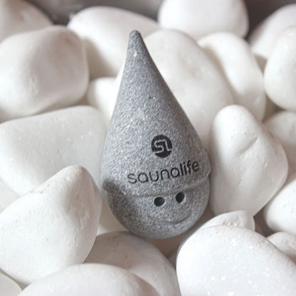 SaunaLife Stoney - Sauna Gnome with Cone Hat, Carved Soapstone — view 2