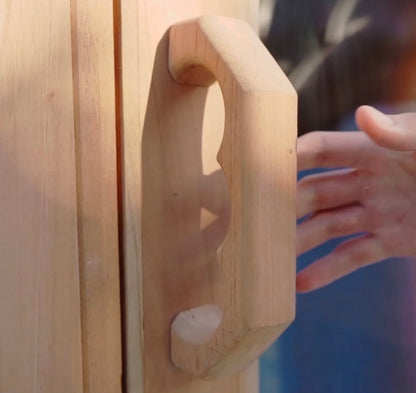 Scandia Classic Cedar Door Handle — view 2