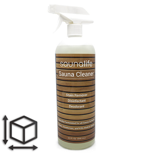SaunaLife Sauna Cleaner - Wood Cleaning, Disinfectant, and Deodorizing Solution