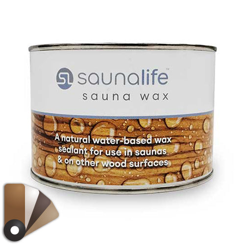 SaunaLife Sauna Wax - Water-Repellant and Protective Coating, 15.2 oz