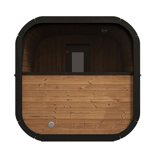 SaunaLife Model CL12GCP - Cube Luxury Series Outdoor Home Sauna Suite Kit, Up to 8 Persons — view 4