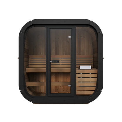 SaunaLife Model CL4G - Cube Luxury Series Outdoor Home Sauna Kit, Up to 3 Persons — view 3