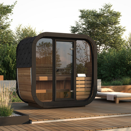 SaunaLife Model CL4G - Cube Luxury Series Outdoor Home Sauna Kit, Up to 3 Persons — view 2