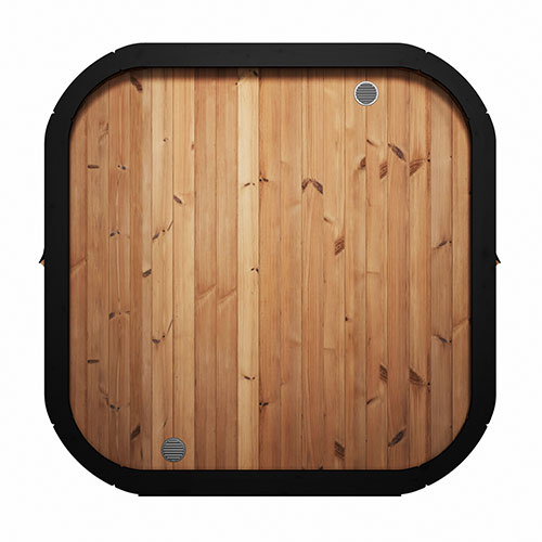 SaunaLife Model CL7G - Cube Luxury Series Outdoor Home Sauna Kit, Up to 6 Persons — view 4