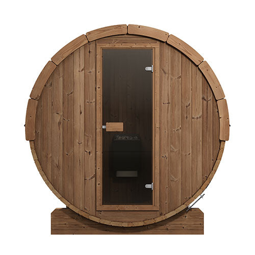 SaunaLife Model E6 - Ergo Series Outdoor Sauna Barrel Kit, Up to 3 Persons — view 3