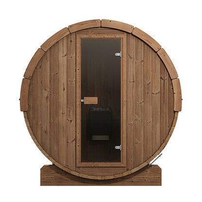 SaunaLife Model E6 - Ergo Series Outdoor Sauna Barrel Kit, Up to 3 Persons — view 3