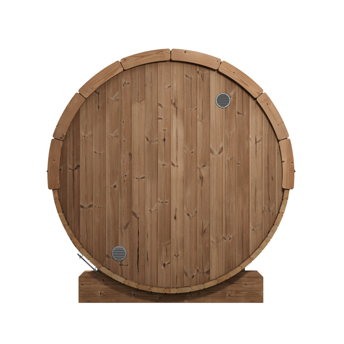 SaunaLife Ergo E7 Barrel Sauna - rear view