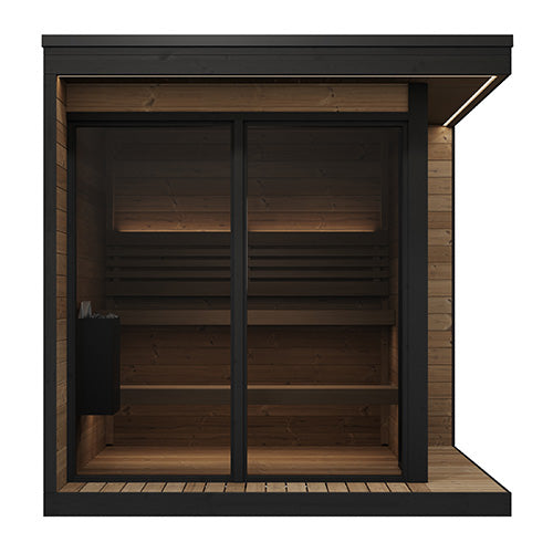 SaunaLife Model GL6 - Garden Luxury Series Outdoor Home Sauna Kit, Up to 6 Persons — view 3