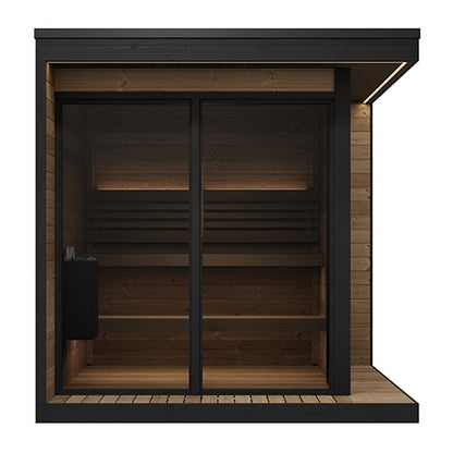 SaunaLife Model GL6 - Garden Luxury Series Outdoor Home Sauna Kit, Up to 6 Persons — view 3