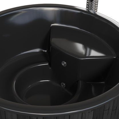 SaunaLife Model S6B - Soak Series Home Wood-Burning Hot Tub, Black, Up to 7 Persons — view 3