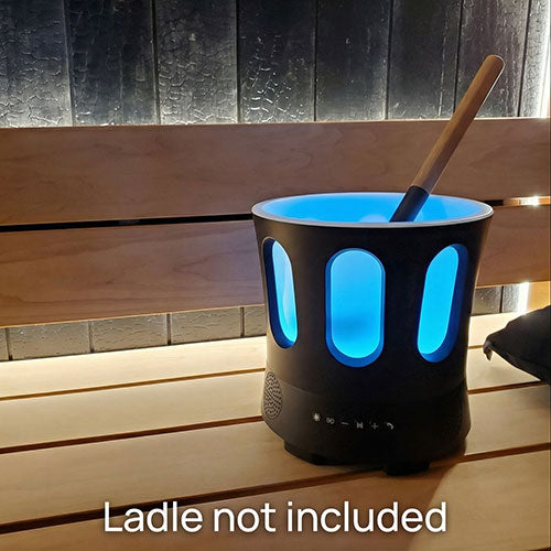 SaunaLife Zone - Bluetooth Sauna Bucket with Wireless Audio, Phone Connectivity, and Color Lighting — view 2