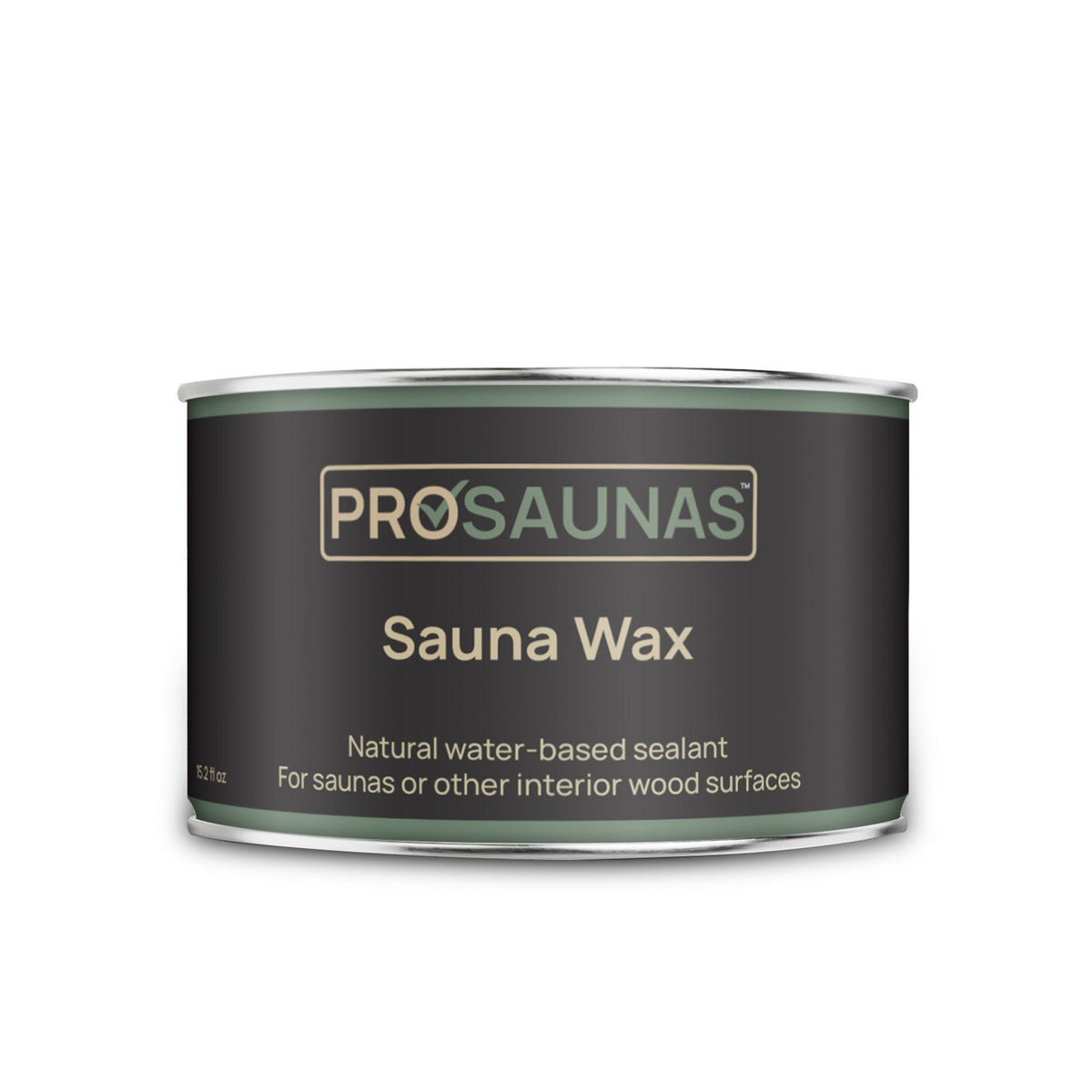 PROSAUNAS Sauna Wax - Sauna Wood Wax, 15.2 fl. oz. (450ml)