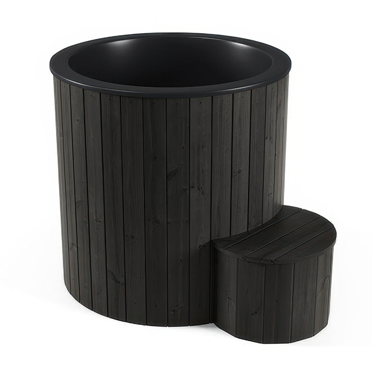 SaunaLife Model S1B 1-Person Cold/Hot Immersion Tub, Black — view 2
