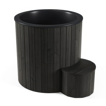 SaunaLife Model S1B 1-Person Cold/Hot Immersion Tub, Black — view 2