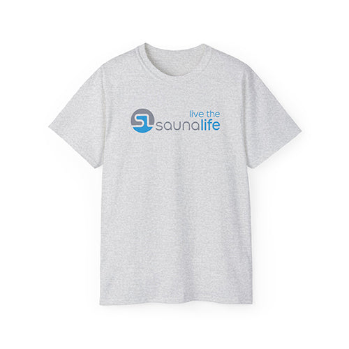 SaunaLife T-Shirt - Premium Graphic Tee, 100% Cotton, Gray — view 3