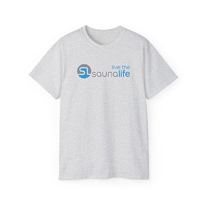 SaunaLife T-Shirt - Premium Graphic Tee, 100% Cotton, Gray — view 3