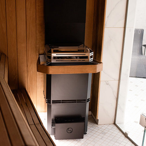 Saunum Air L Safety Rail - Protective Safety Rail for Air L Series Sauna Heaters — view 2