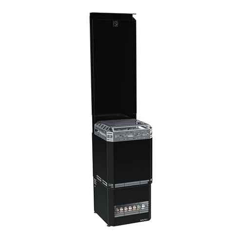 Saunum AIR L 10 - Air Series, 9.8kW Sauna Heater w/Climate Equalizer, Black