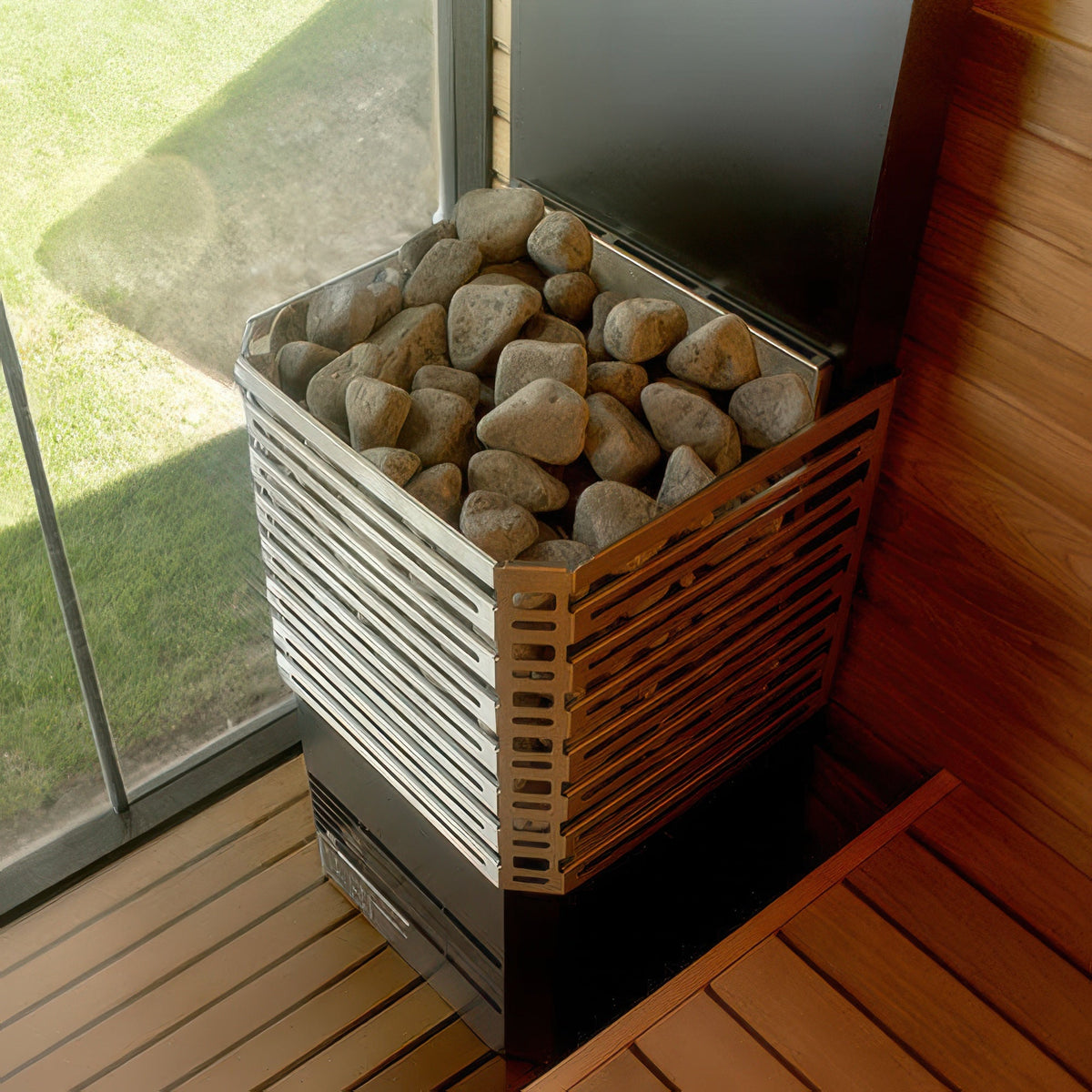 Saunum Air L 15 - Air L Series, 15kW Sauna Heater w/Climate Equalizer, Stainless Steel — view 2