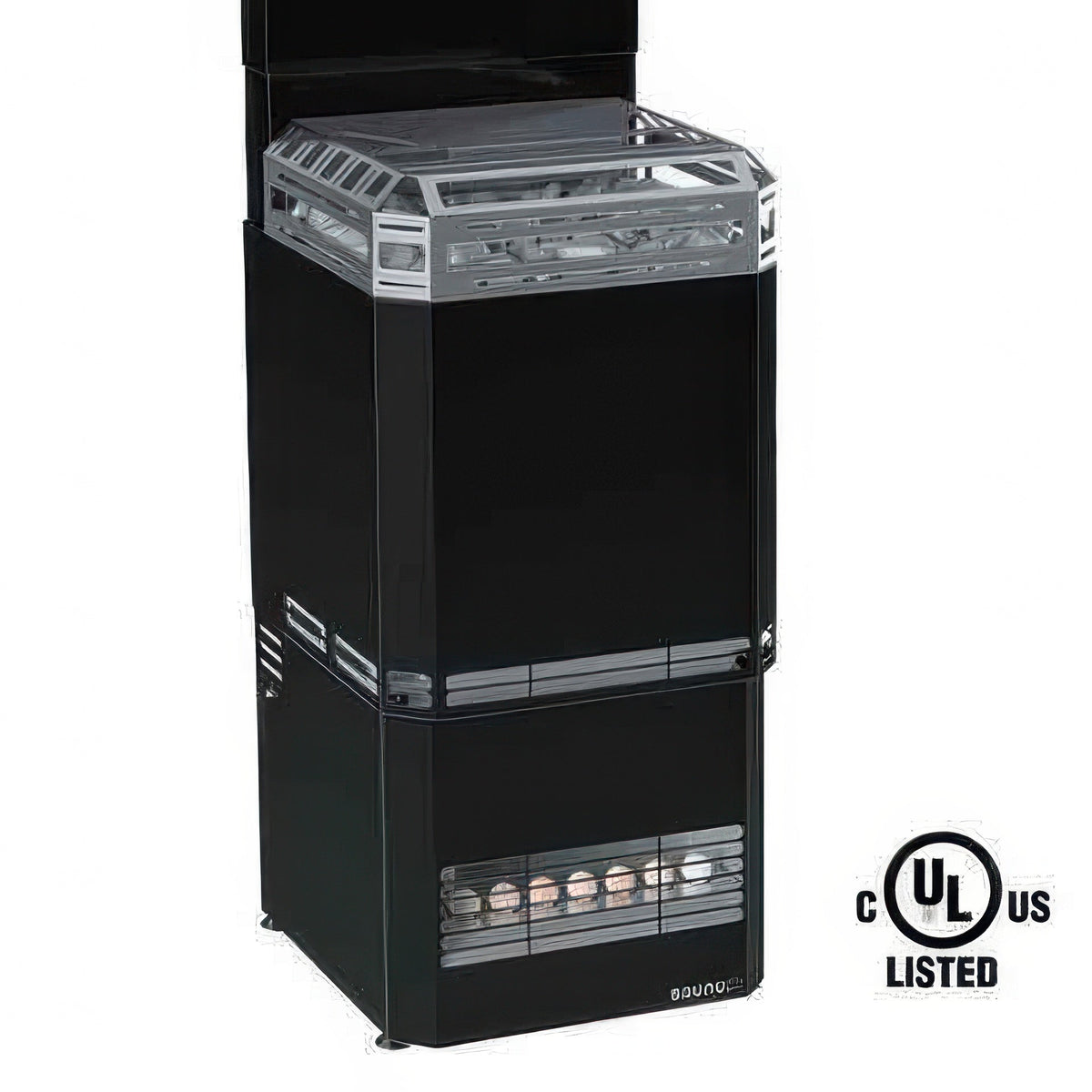 Saunum AIR L 15 - Air Series, 15.2kW Sauna Heater w/Climate Equalizer, Black — view 2