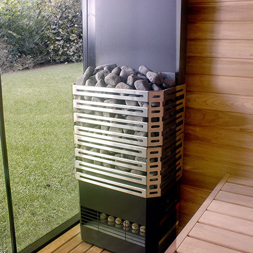 Saunum Air 5 Sauna Heater - Air Series, 5kW Sauna Heater w/Climate Equalizer, Stainless Steel — view 2