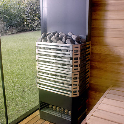 Saunum Air 5 Sauna Heater - Air Series, 5kW Sauna Heater w/Climate Equalizer, Stainless Steel — view 2