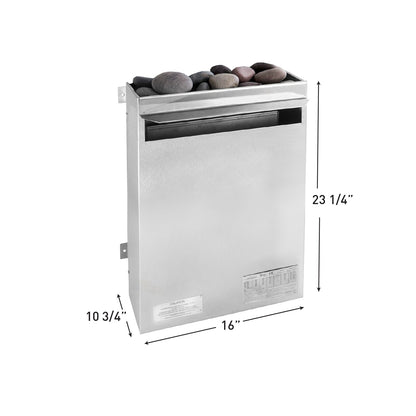 Scandia Electric Ultra Sauna Heater - Small (3.0-4.5kW) — dimension diagram