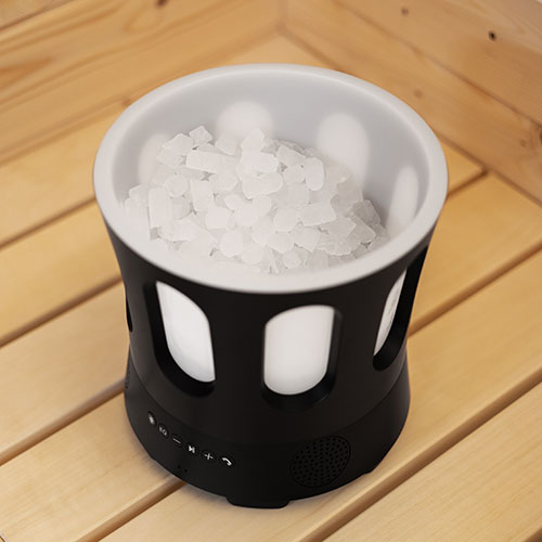 SaunaLife Zone - Bluetooth Sauna Bucket with Wireless Audio, Phone Connectivity, and Color Lighting — view 5