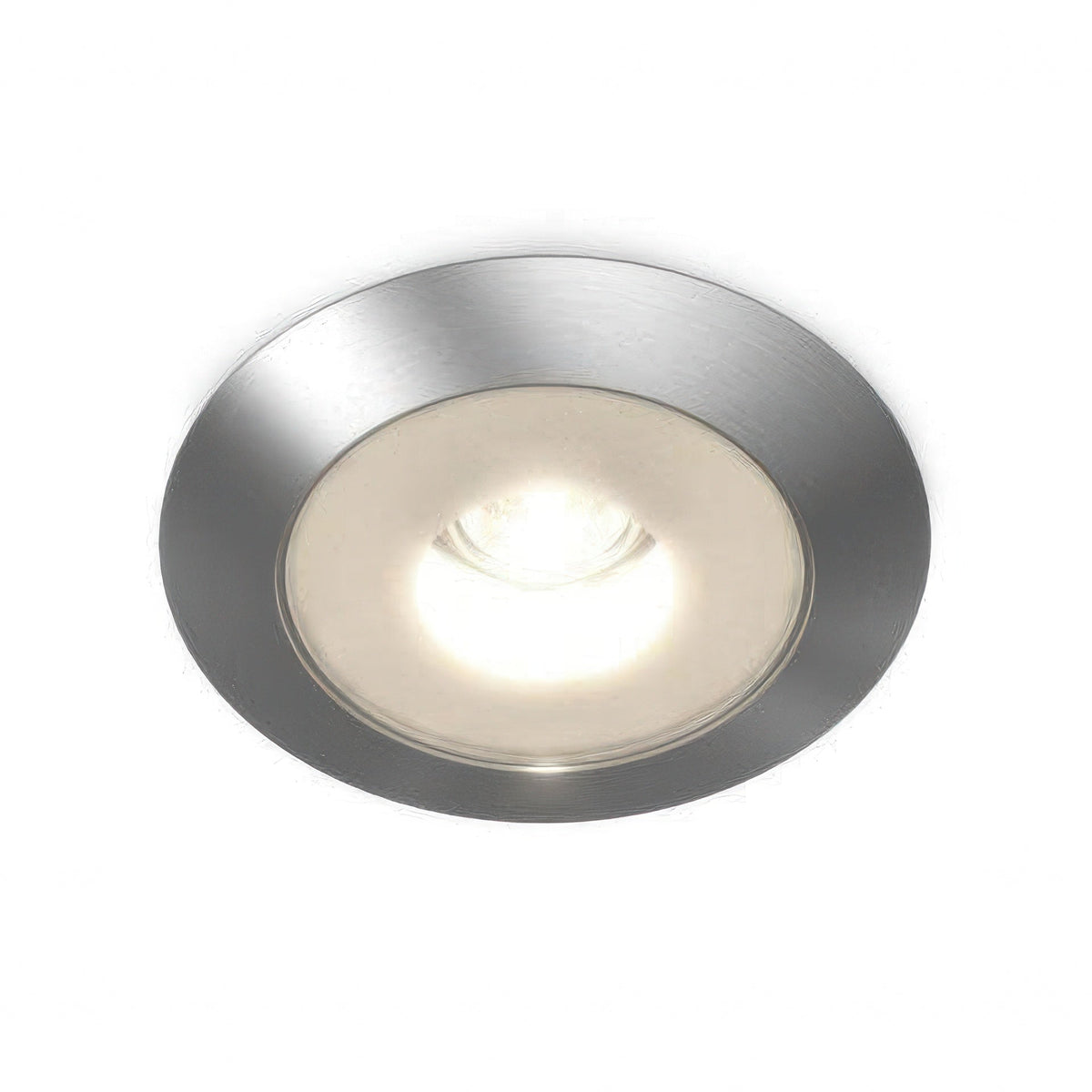 Bathology Spectrum 321 - Steam Shower / Shower LED Light, Recessed, 5" Diameter Metal / Glass Lens