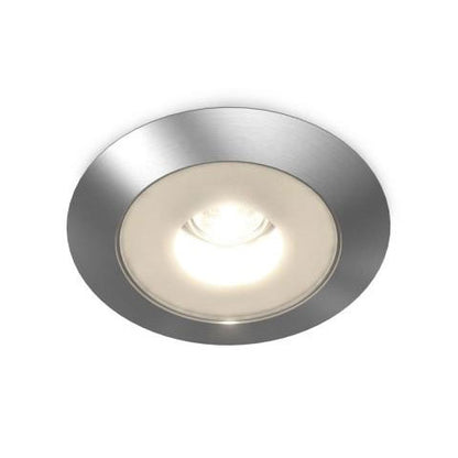 Bathology Spectrum 321 - Steam Shower / Shower LED Light, Recessed, 5" Diameter Metal / Glass Lens