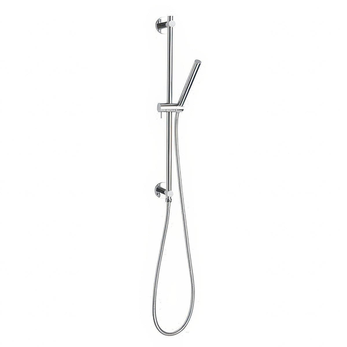 ThermaSol Round Hand Shower Kit - Shower Rail w/Hose and Wand, Round