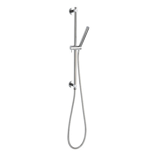 ThermaSol Round Hand Shower Kit - Shower Rail w/Hose and Wand, Round