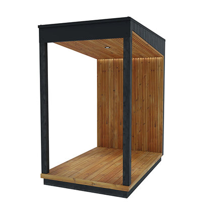 ThermaSol Nordic Misty Terrace - Outdoor Terrace for Nordic Misty Sauna Cabin