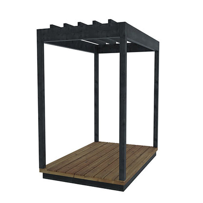 ThermaSol Nordic Misty Pergola - Matching Pergola for Nordic Misty Sauna Cabin