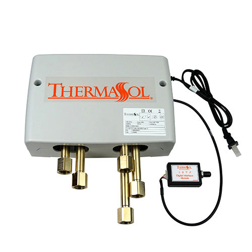 ThermaSol Digital Shower Valve - Steam Shower Valve, Digitally Controlled, 3 Output
