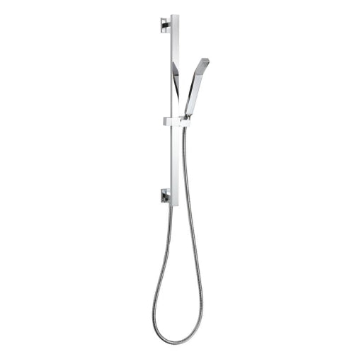 ThermaSol Square Essential Shower Package - Shower Package w/ Rain Canopy, Wall Shower Arm and Hand Shower, Square — view 4