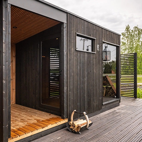 ThermaSol Nordic Misty Changing Room 1-Entrance - Outdoor Changing Room for Nordic Misty Sauna Cabin, 1 Entrance — view 2