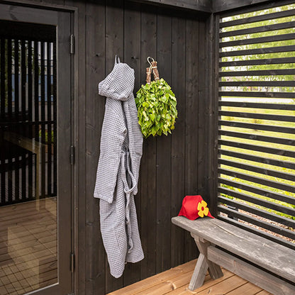 ThermaSol Nordic Misty Garden Privacy Fence - Matching Privacy Screen for Nordic Misty Sauna Cabin — view 4