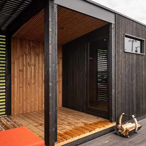 ThermaSol Nordic Misty Terrace - Outdoor Terrace for Nordic Misty Sauna Cabin — view 2