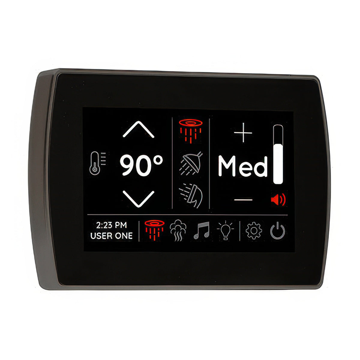 ThermaSol SignaTouch - Digital Steam Shower Control, Touchscreen, 5 Inch